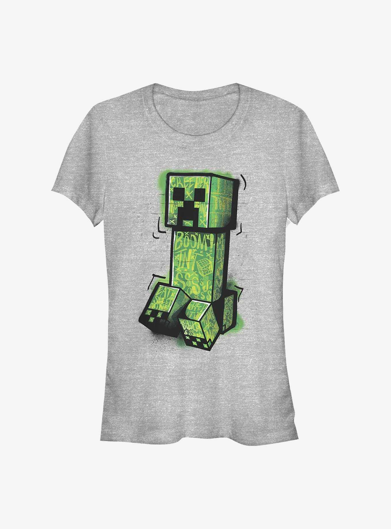 Minecraft Graffiti Creeper Girls T-Shirt, , hi-res