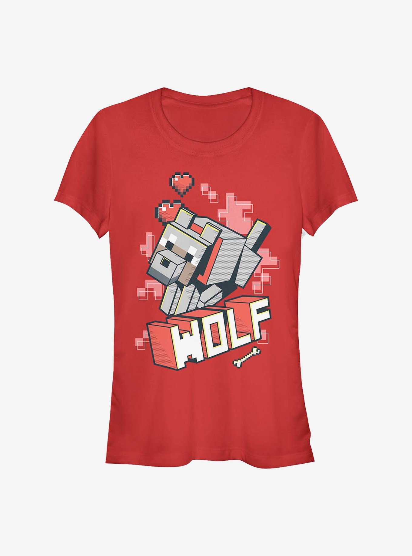 Minecraft Wolf Hero Girls T-Shirt, , hi-res