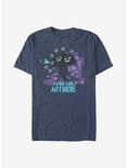 Minecraft Fear The Wither T-Shirt, NAVY HTR, hi-res