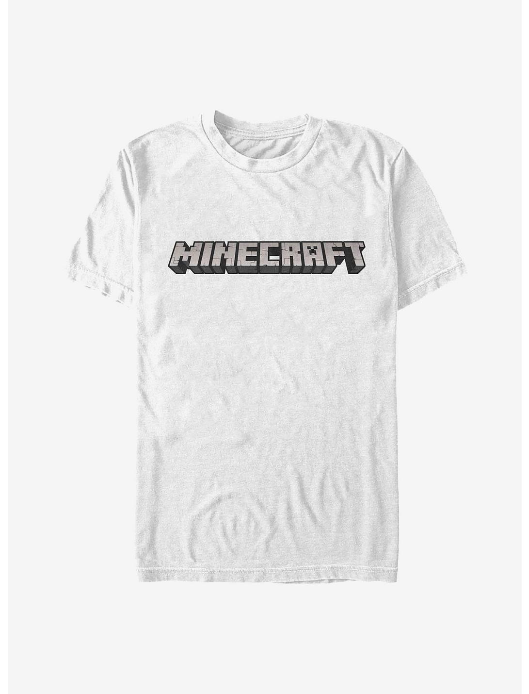 Minecraft Minecraft Logo White T-Shirt, WHITE, hi-res