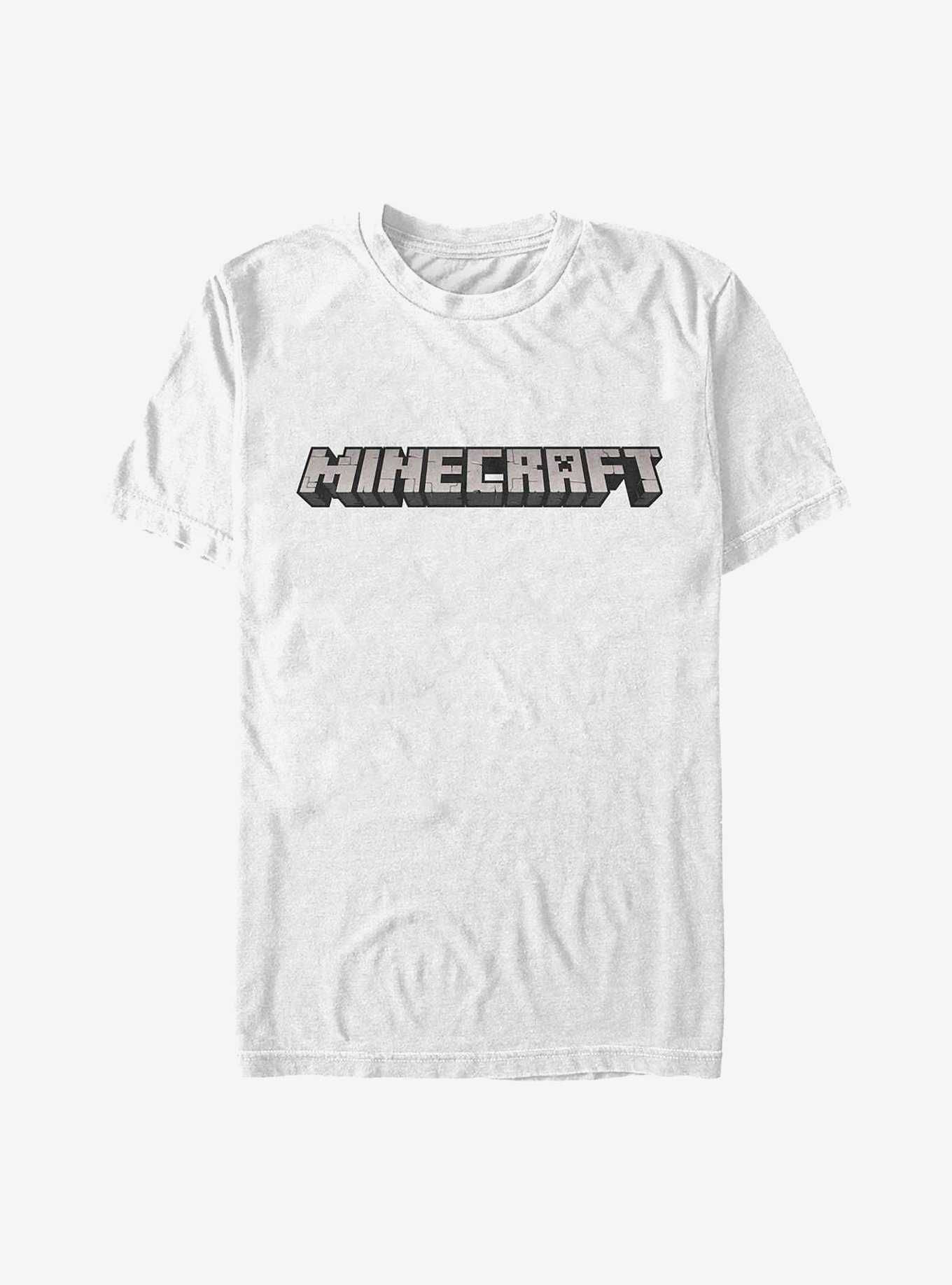 Minecraft Minecraft Logo White T-Shirt, , hi-res