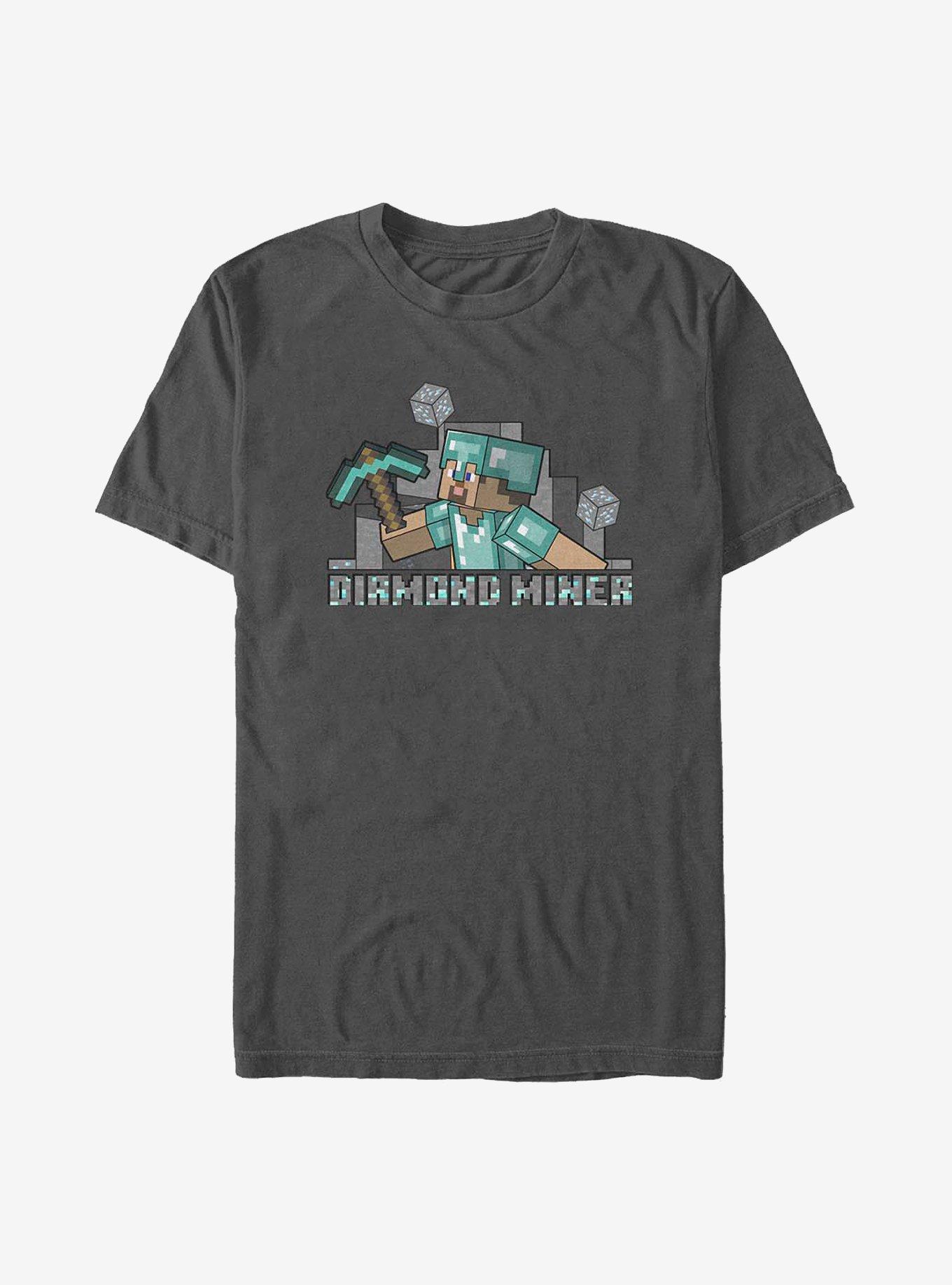 Minecraft Miner Steve T-Shirt