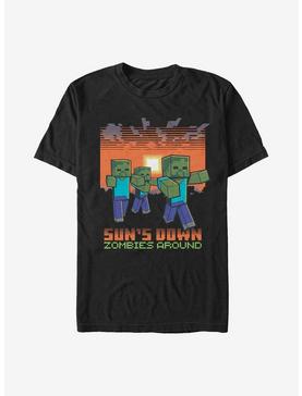 Minecraft Sun's Down Zombies Around T-Shirt, , hi-res