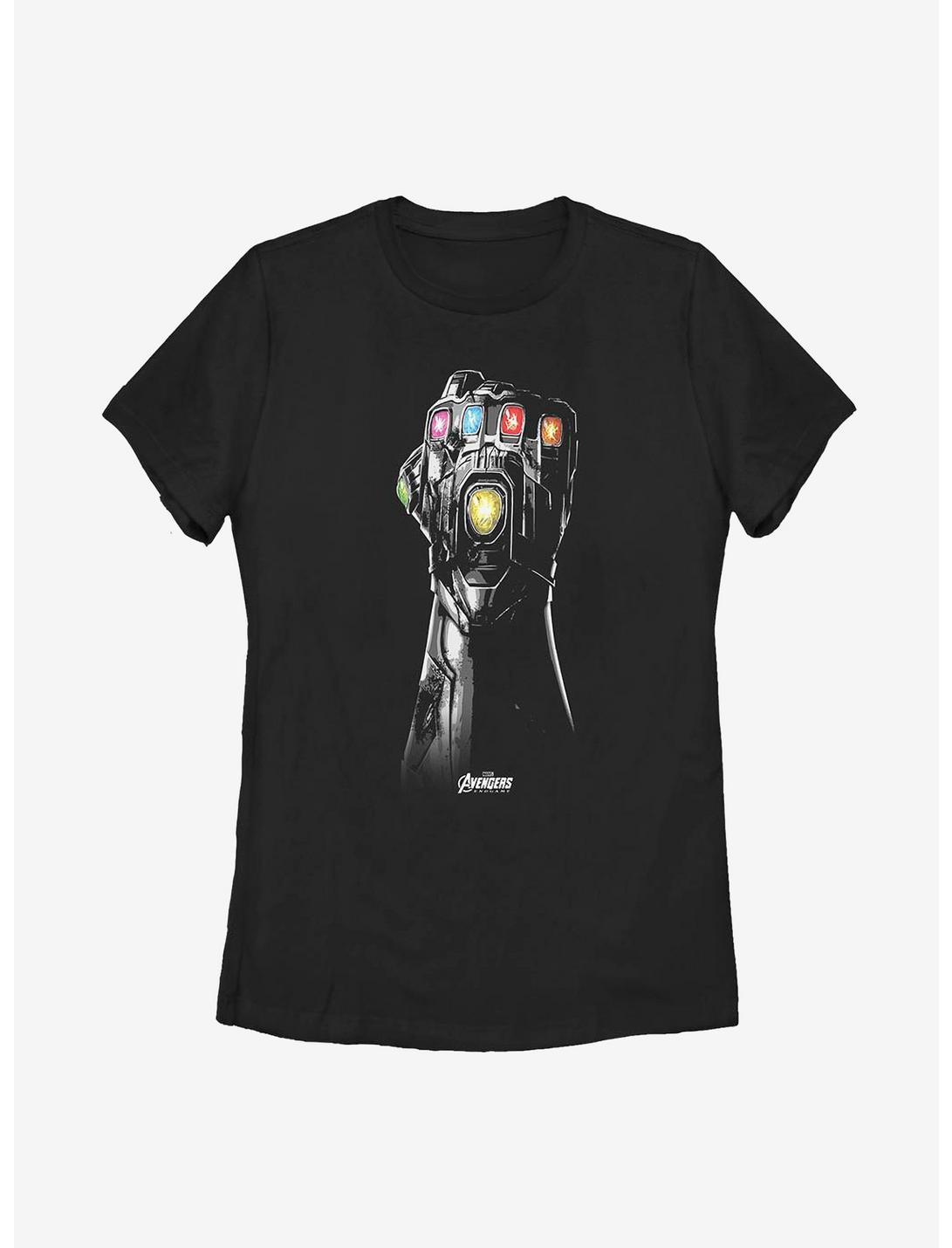 Marvel Avengers Shattered Logo Womens T-Shirt, BLACK, hi-res
