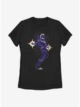 Marvel Captain Marvel Flying Star Womens T-Shirt, BLACK, hi-res
