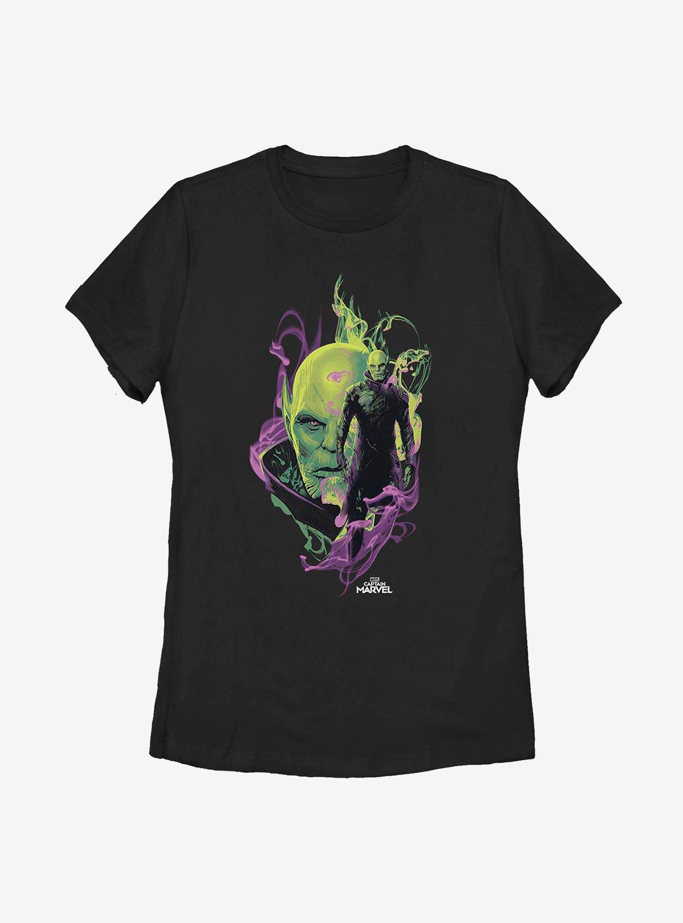 Captain Marvel In Smoke Womens T-Shirt, , hi-res
