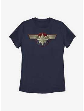 Captain Marvel Marvel Costume Logo Womens T-Shirt, , hi-res