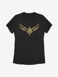 Marvel Captain Marvel Costume Symbol Womens T-Shirt, BLACK, hi-res