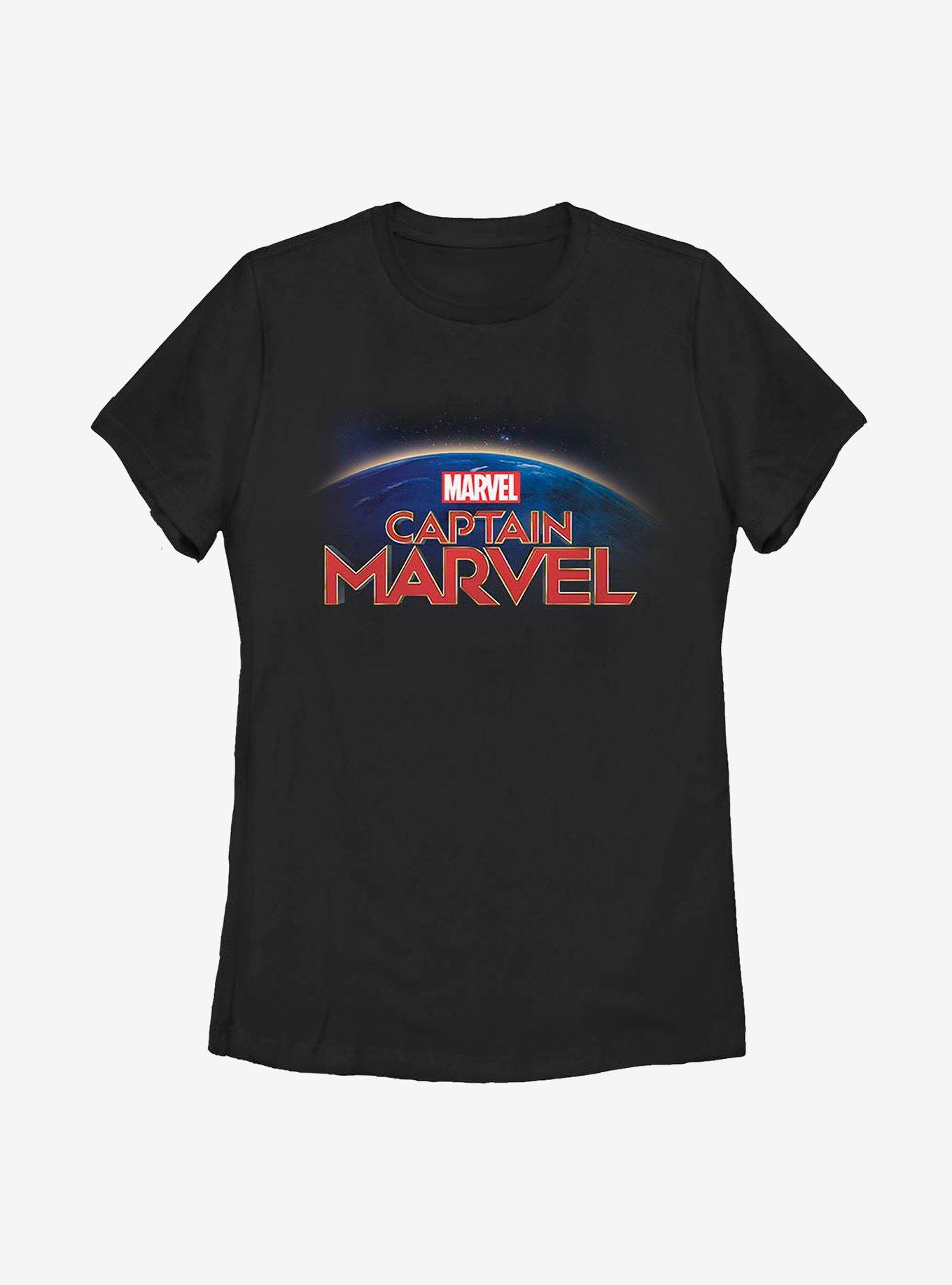 Marvel Captain Marvel Marvel World Womens T-Shirt, BLACK, hi-res
