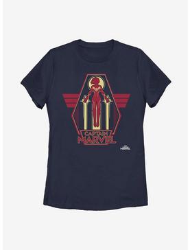 Fly High Women's T-Shirt S-XXL Sizes Officially Licensed Captain Marvel 