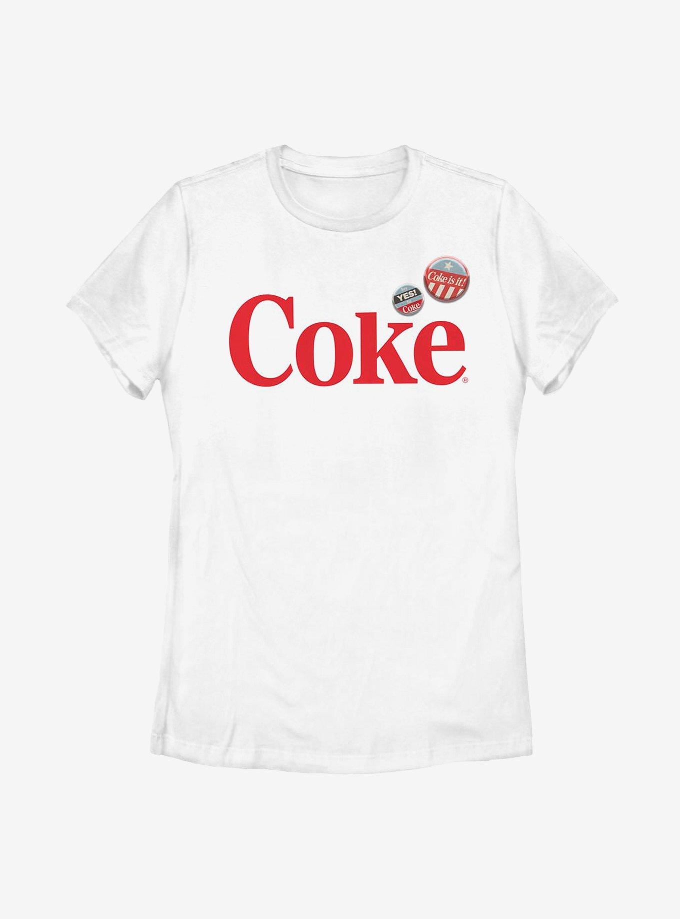 Coca-Cola Coke Buttons Womens T-Shirt, , hi-res