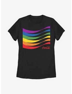 Coca-Cola Rainbow Swashes Womens T-Shirt, , hi-res