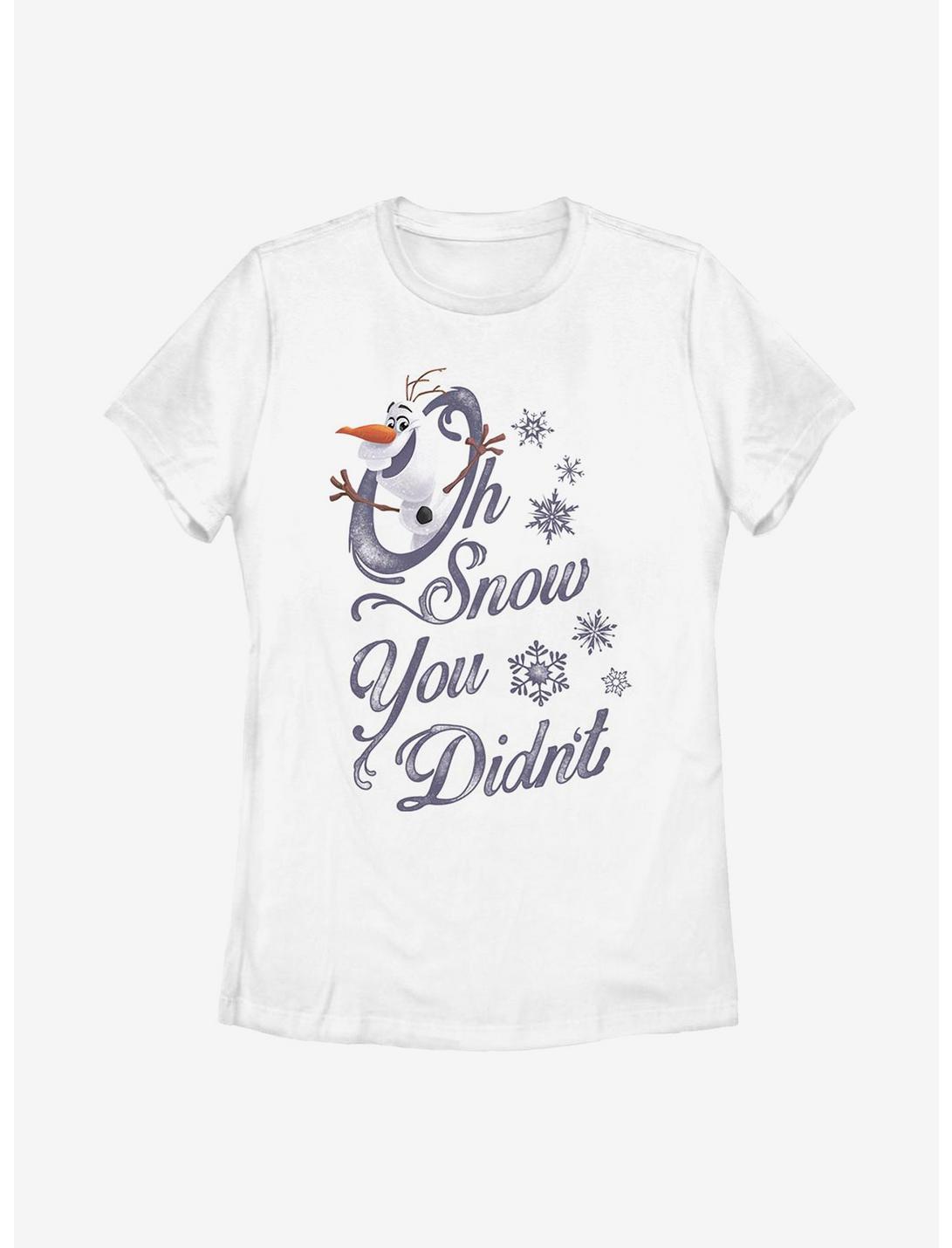 Disney Frozen Oh Snow Womens T-Shirt, WHITE, hi-res