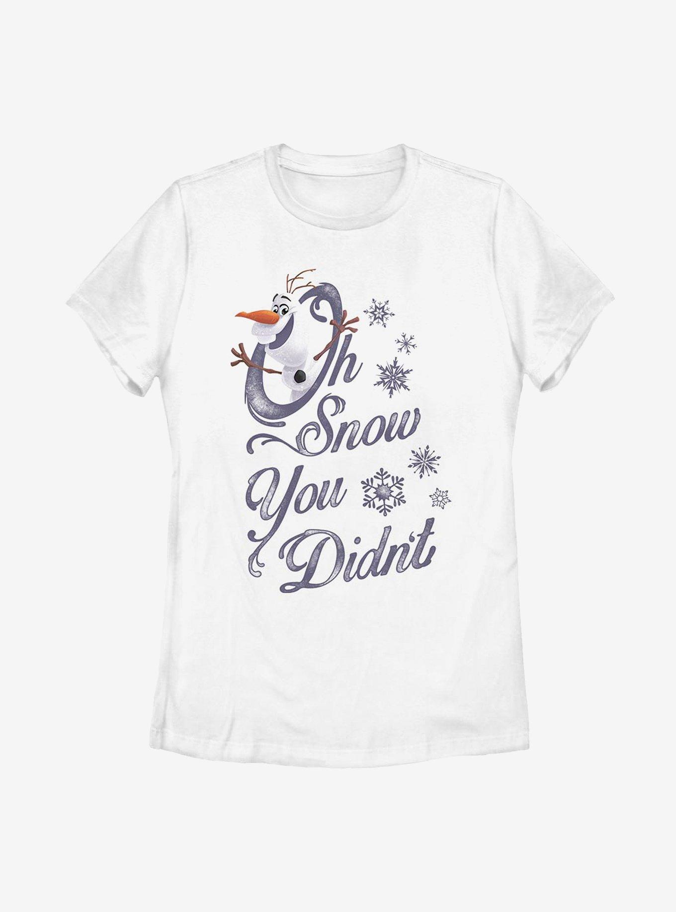 Disney Frozen Oh Snow Womens T-Shirt, WHITE, hi-res
