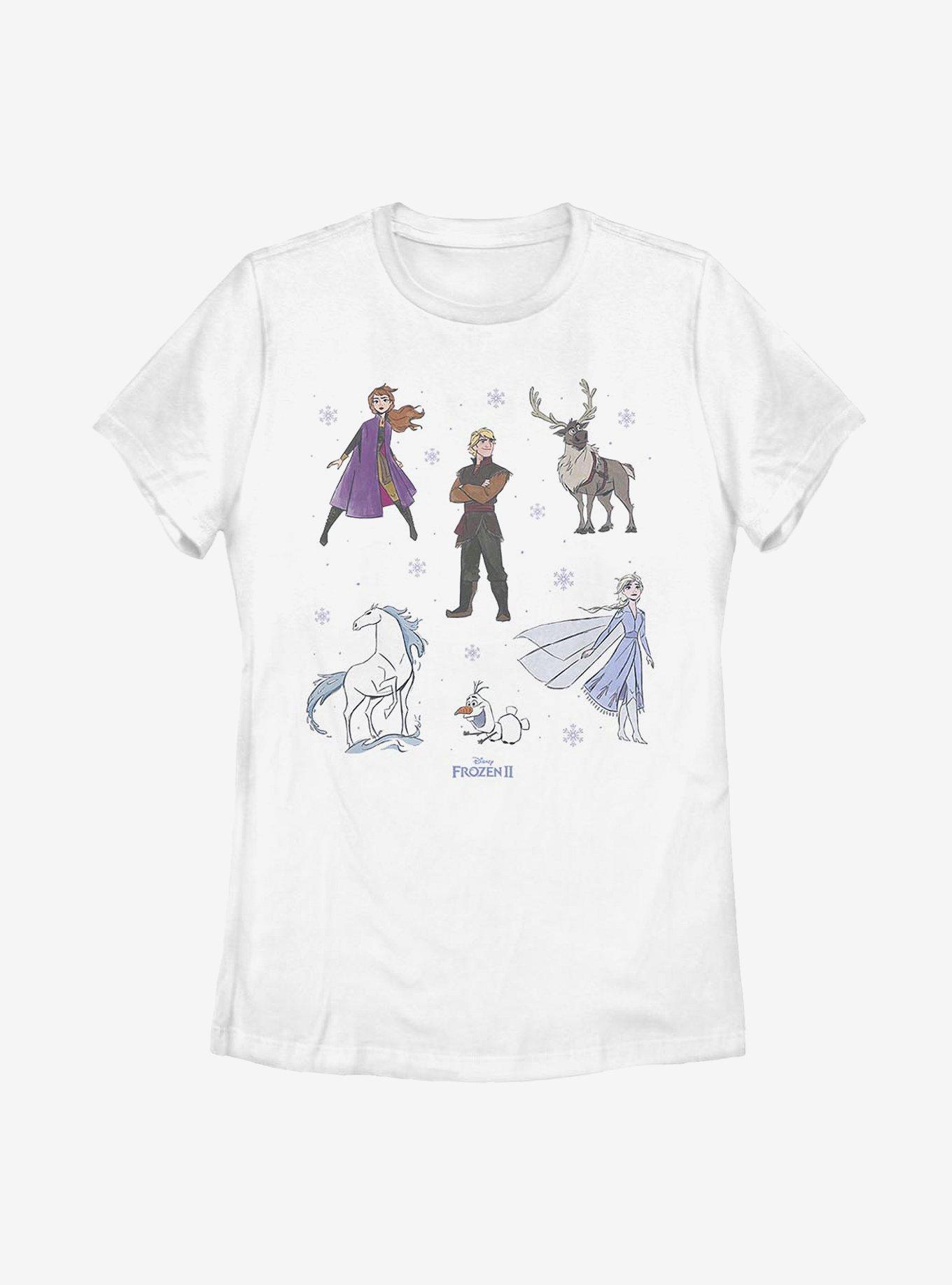 Disney Frozen 2 Frozen Doodles Womens T-Shirt, WHITE, hi-res