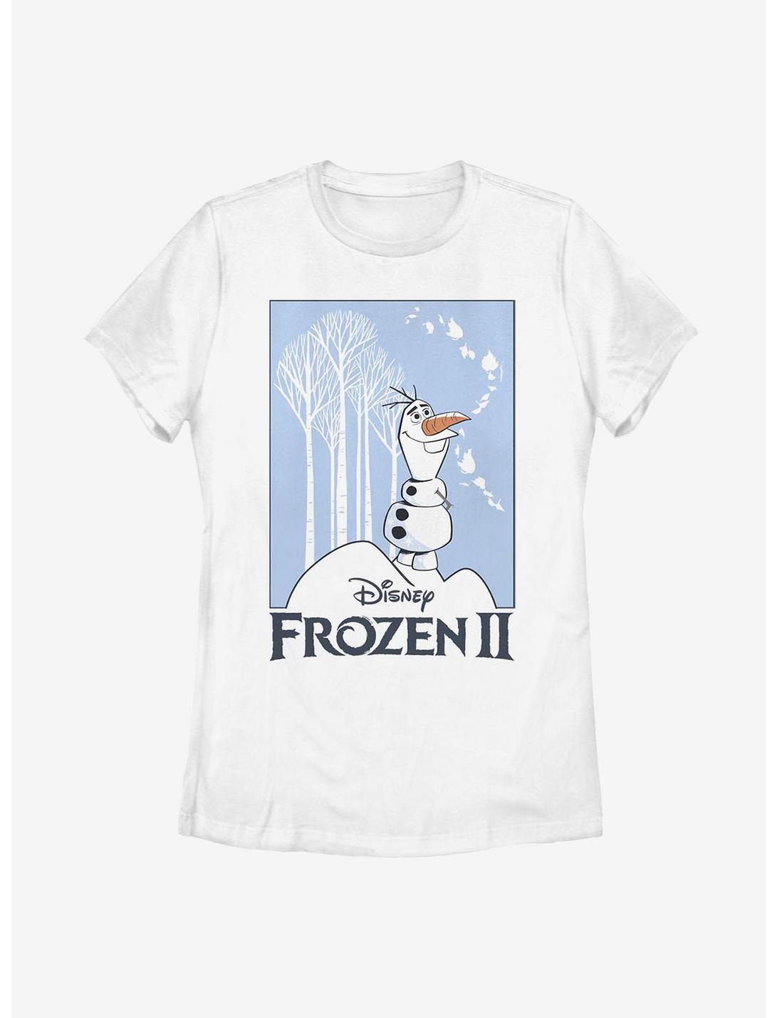 Disney Frozen 2 Olaf Cut Out Womens T-Shirt, WHITE, hi-res