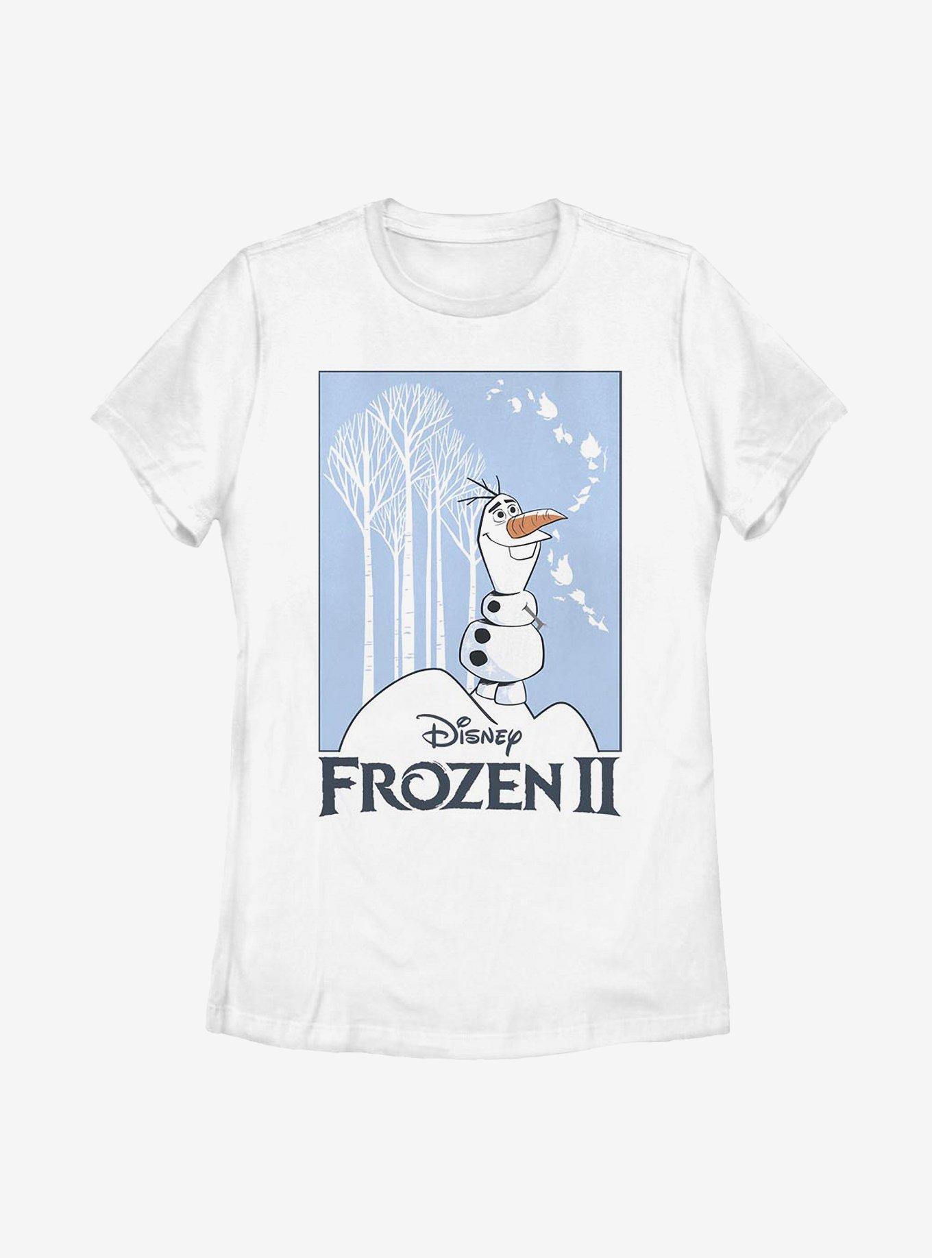 Disney Frozen 2 Olaf Cut Out Womens T-Shirt, WHITE, hi-res