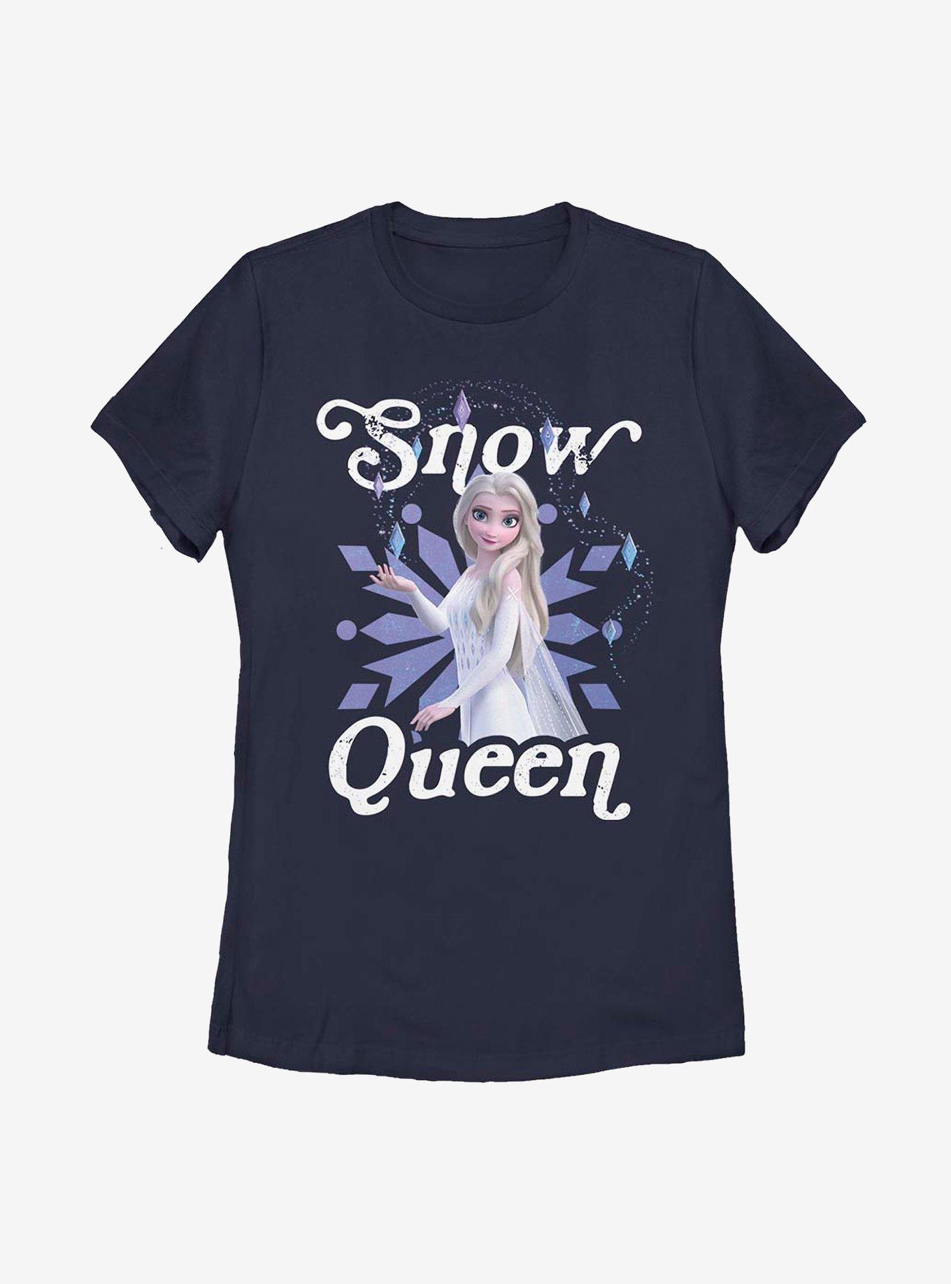 Disney Frozen 2 Snow Queen Womens T-Shirt, NAVY, hi-res