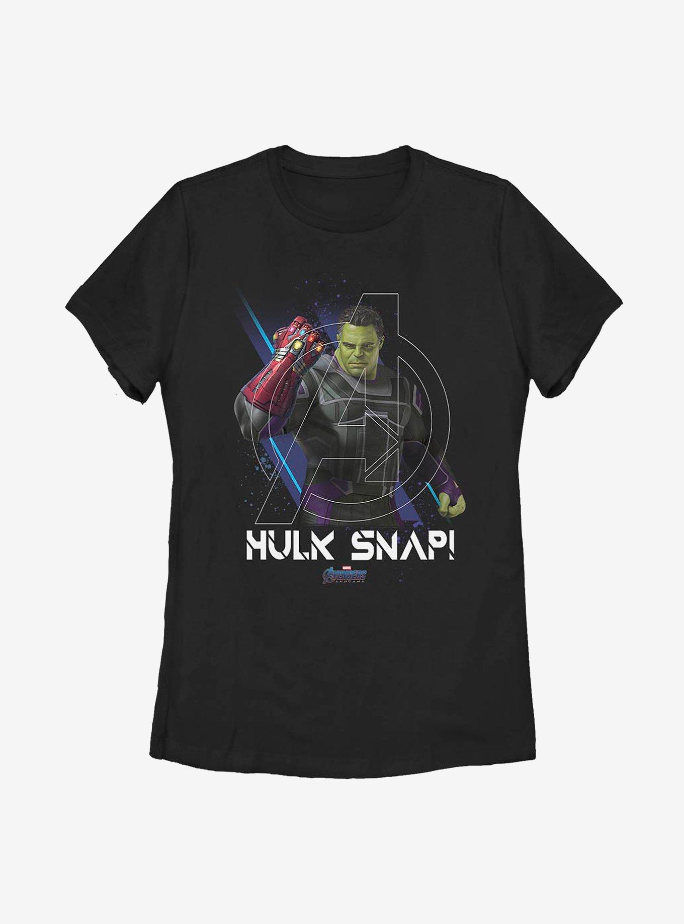 Marvel Hulk Snap Womens T-Shirt, BLACK, hi-res