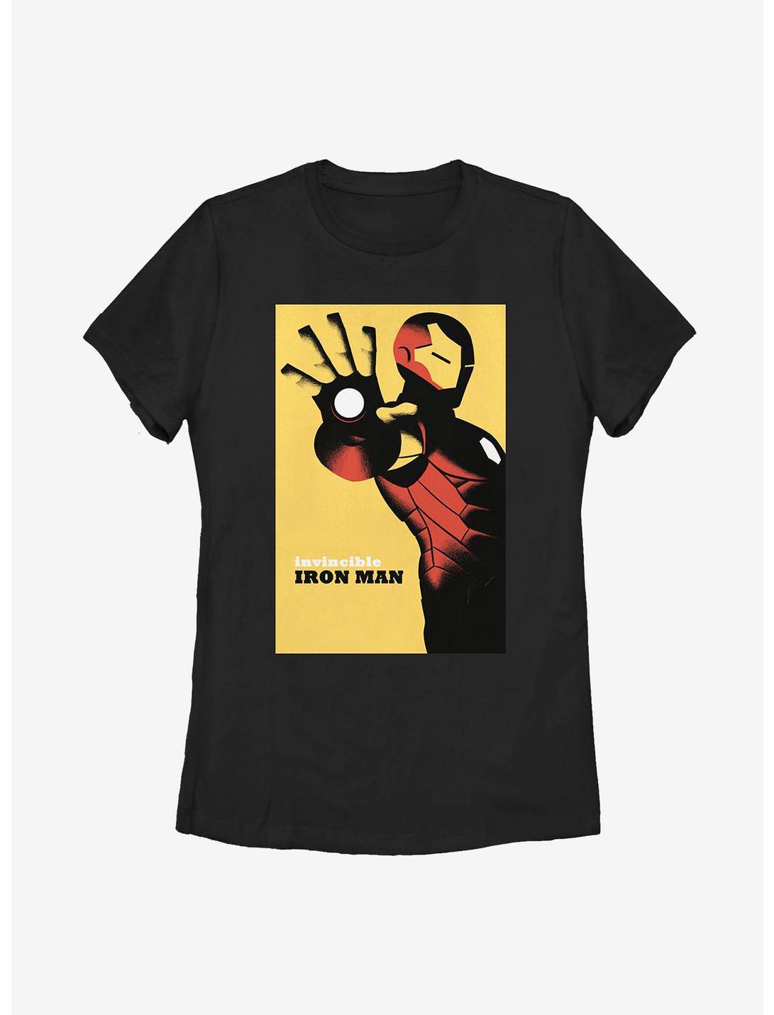 Marvel Iron Man Invincible Iron Man Womens T-Shirt, BLACK, hi-res