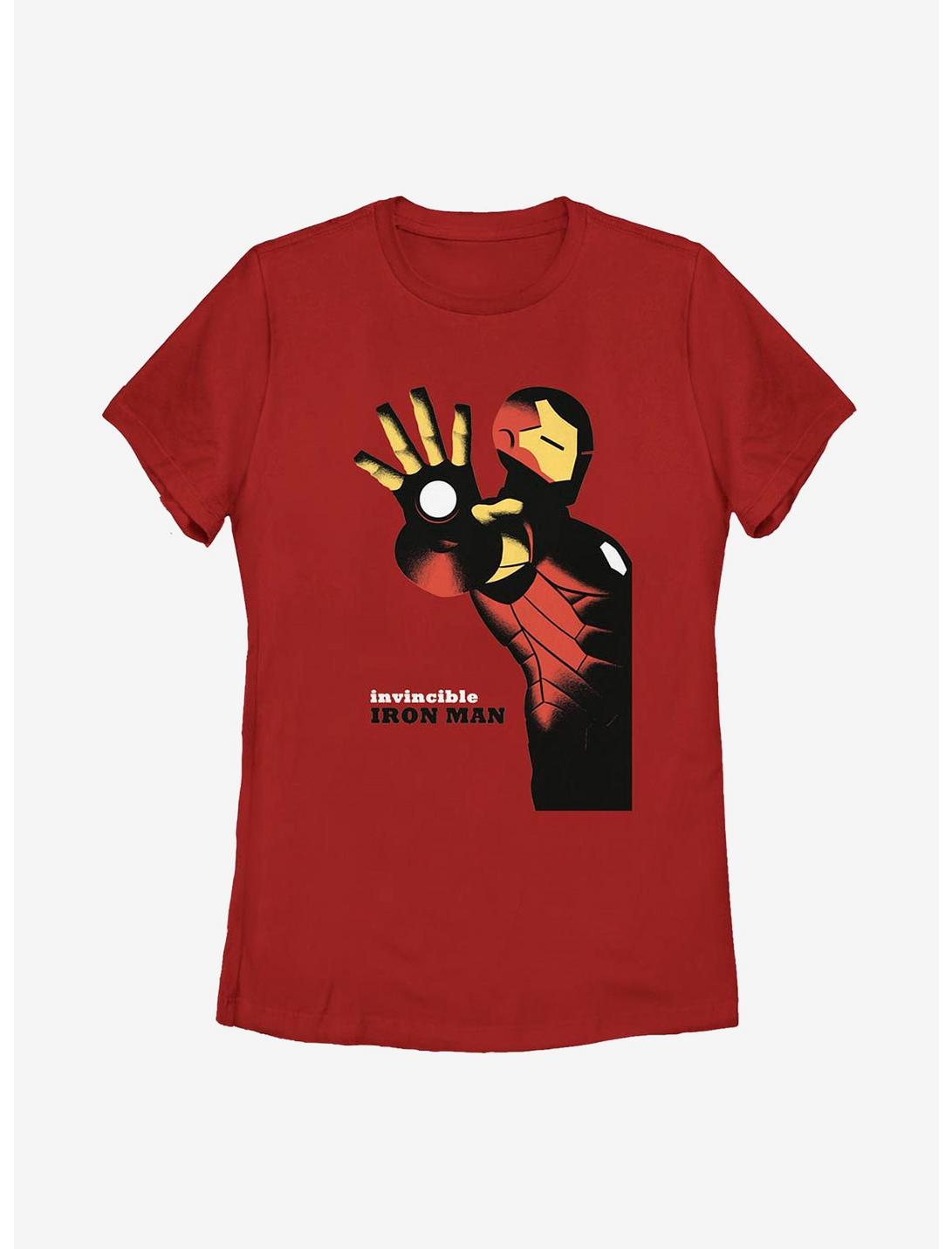 Marvel Iron Man Invincible Iron Man Womens T-Shirt, RED, hi-res
