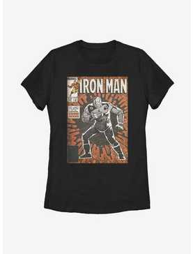 Marvel Iron Man Vintage Iron Man Comic Womens T-Shirt, , hi-res