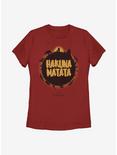 Disney The Lion King 2019 Hakuna Matata Sun Womens T-Shirt, RED, hi-res