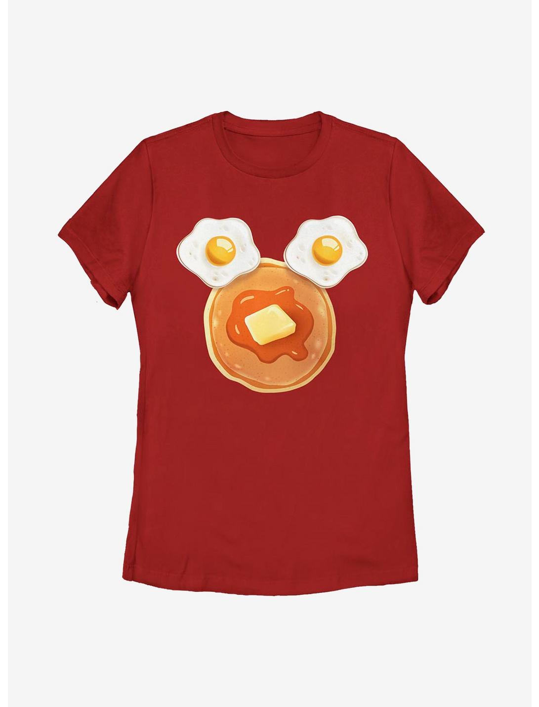 Disney Mickey Mouse Breakfast At Mickeys Womens T-Shirt, RED, hi-res