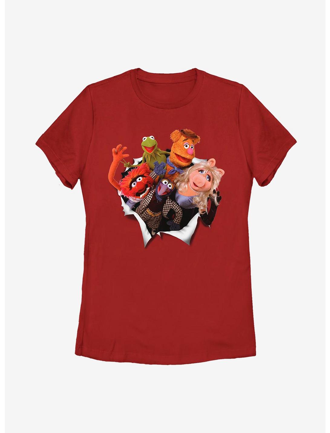 Disney The Muppets Muppet Breakout Womens T-Shirt, RED, hi-res