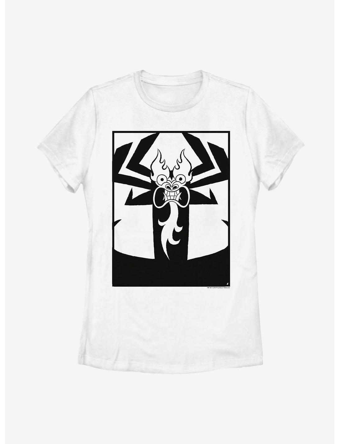 Samurai Jack Aku Ink Box Womens T-Shirt, WHITE, hi-res