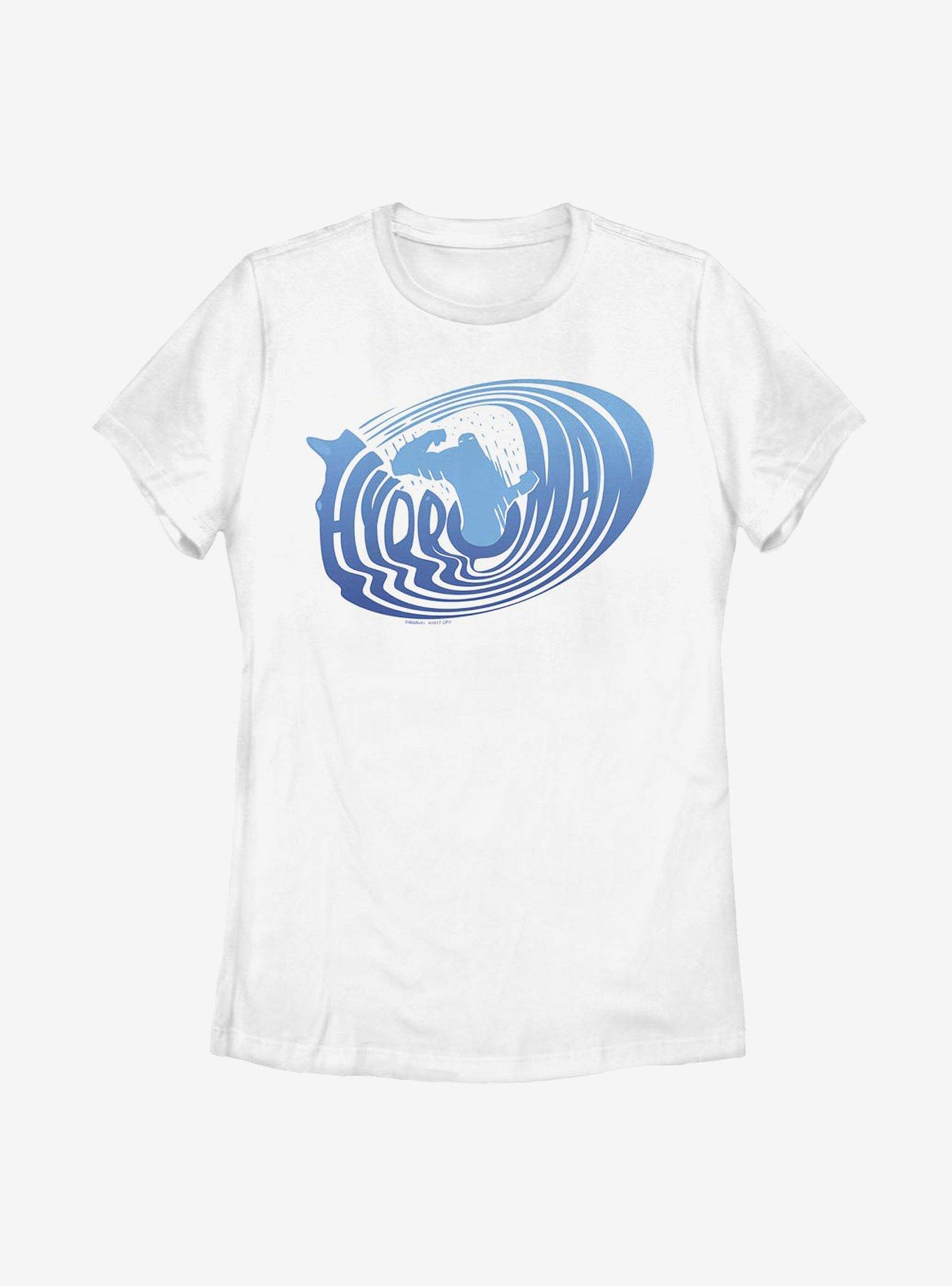 Marvel Spider-Man Hydro-Man Swirl Womens T-Shirt, WHITE, hi-res