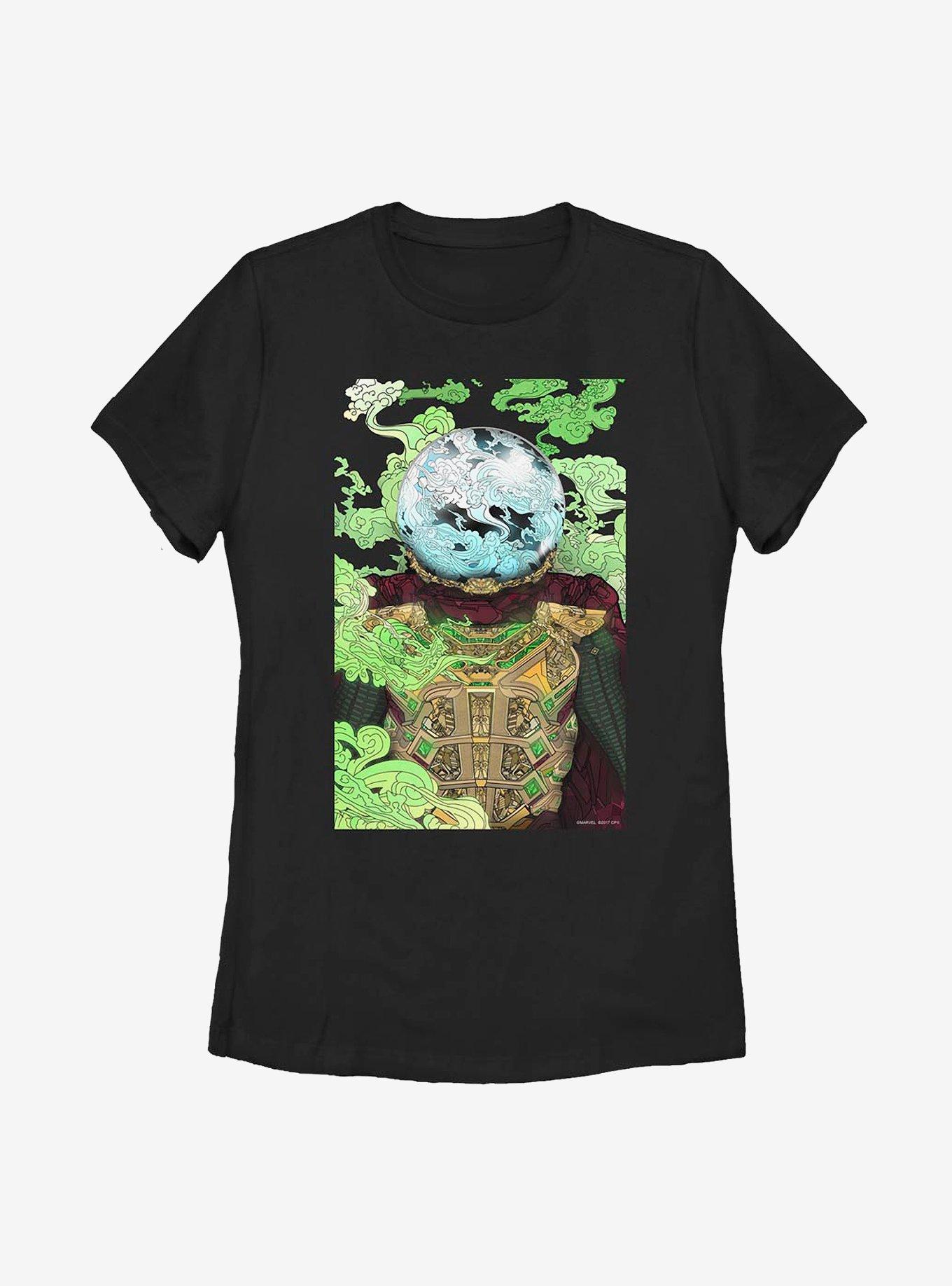 Marvel Spider-Man Mysterio Smoke Womens T-Shirt, BLACK, hi-res