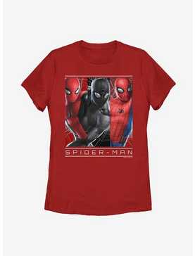 Marvel Spider-Man Three Spidey Suits Womens T-Shirt, , hi-res