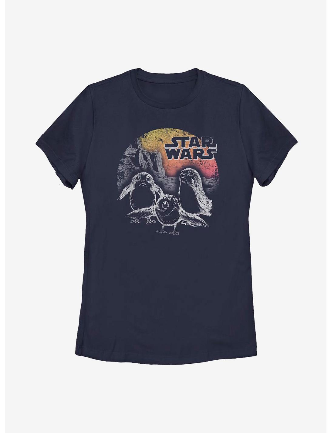 Star Wars Episode VIII: The Last Jedi Little Porgs Womens T-Shirt, NAVY, hi-res