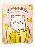 Bananya Polka Dots Throw Blanket, , hi-res