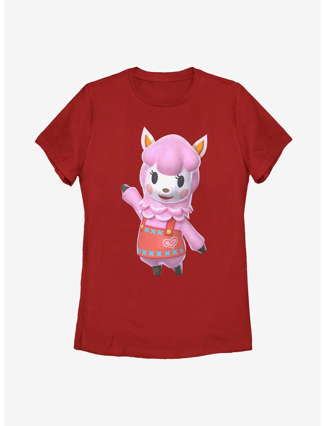 Nintendo Animal Crossing Reese Pose Womens T-Shirt, RED, hi-res