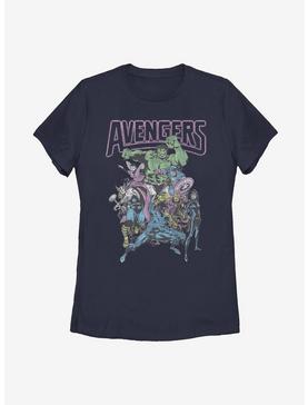 Marvel Avengers Band Tee Womens T-Shirt, NAVY, hi-res