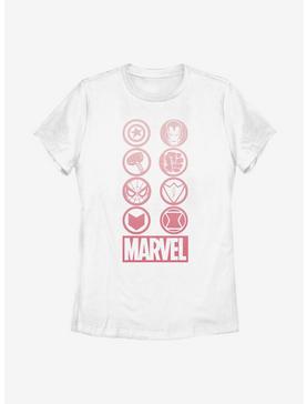 Marvel Avengers Gradient Icons Womens T-Shirt, , hi-res