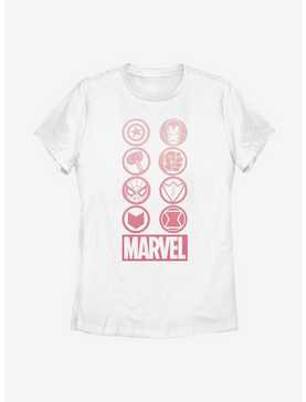 Marvel Avengers Gradient Icons Womens T-Shirt, , hi-res