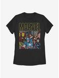 Marvel Avengers Marvel Tri Womens T-Shirt, BLACK, hi-res