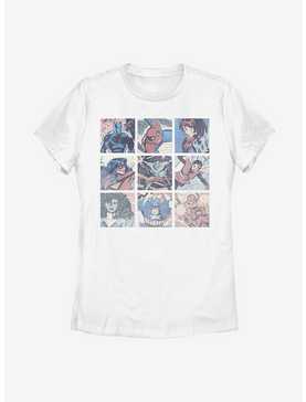Marvel Avengers Pastel Heroes Womens T-Shirt, , hi-res