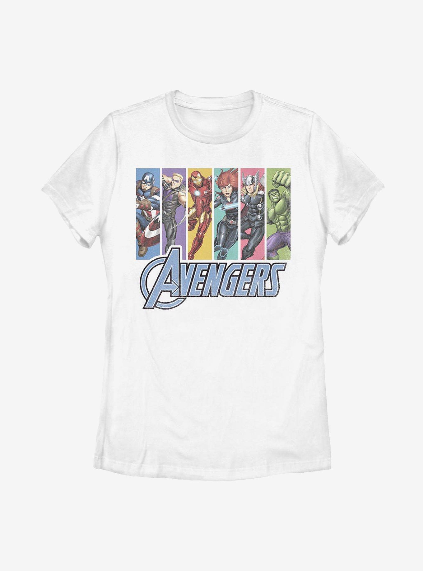 Marvel Avengers Unite Womens T-Shirt, WHITE, hi-res