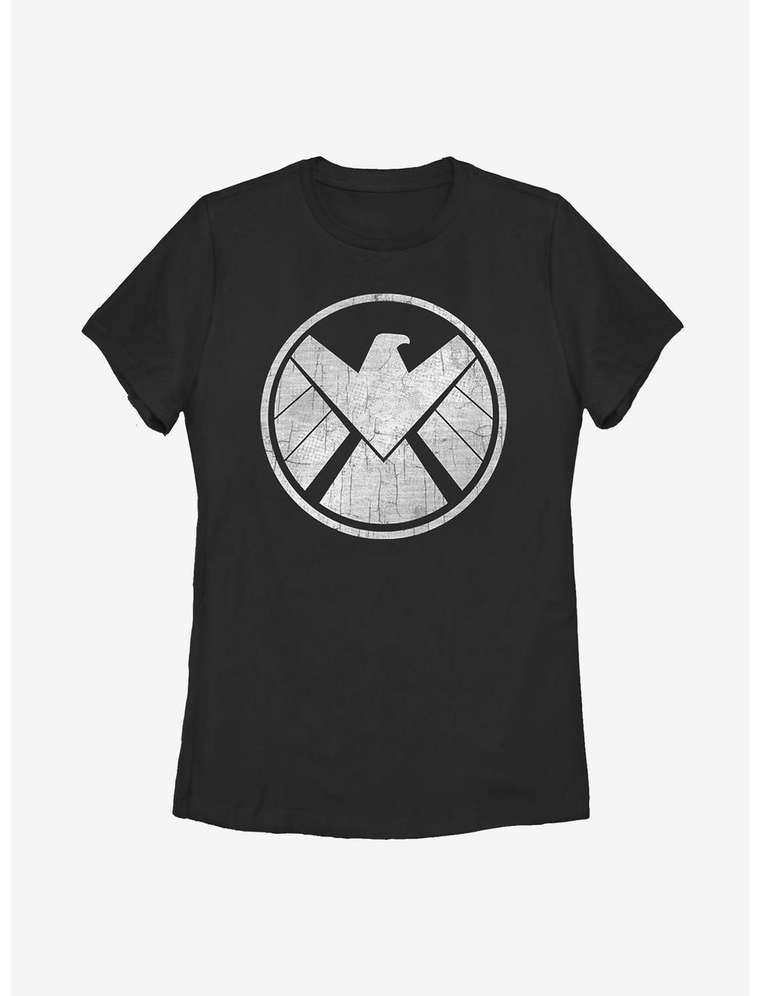 Marvel Avengers Crusty Shield Womens T-Shirt, BLACK, hi-res