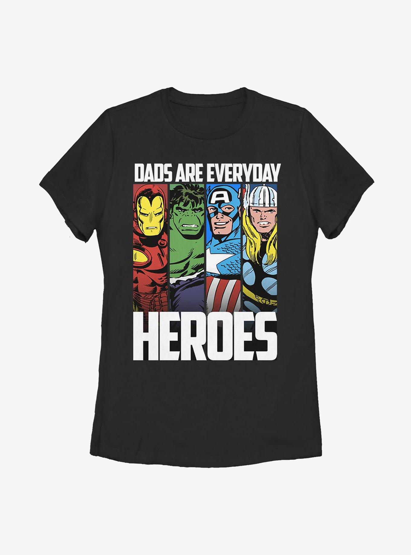 Marvel Avengers Everyday Hero Dad Womens T-Shirt, , hi-res