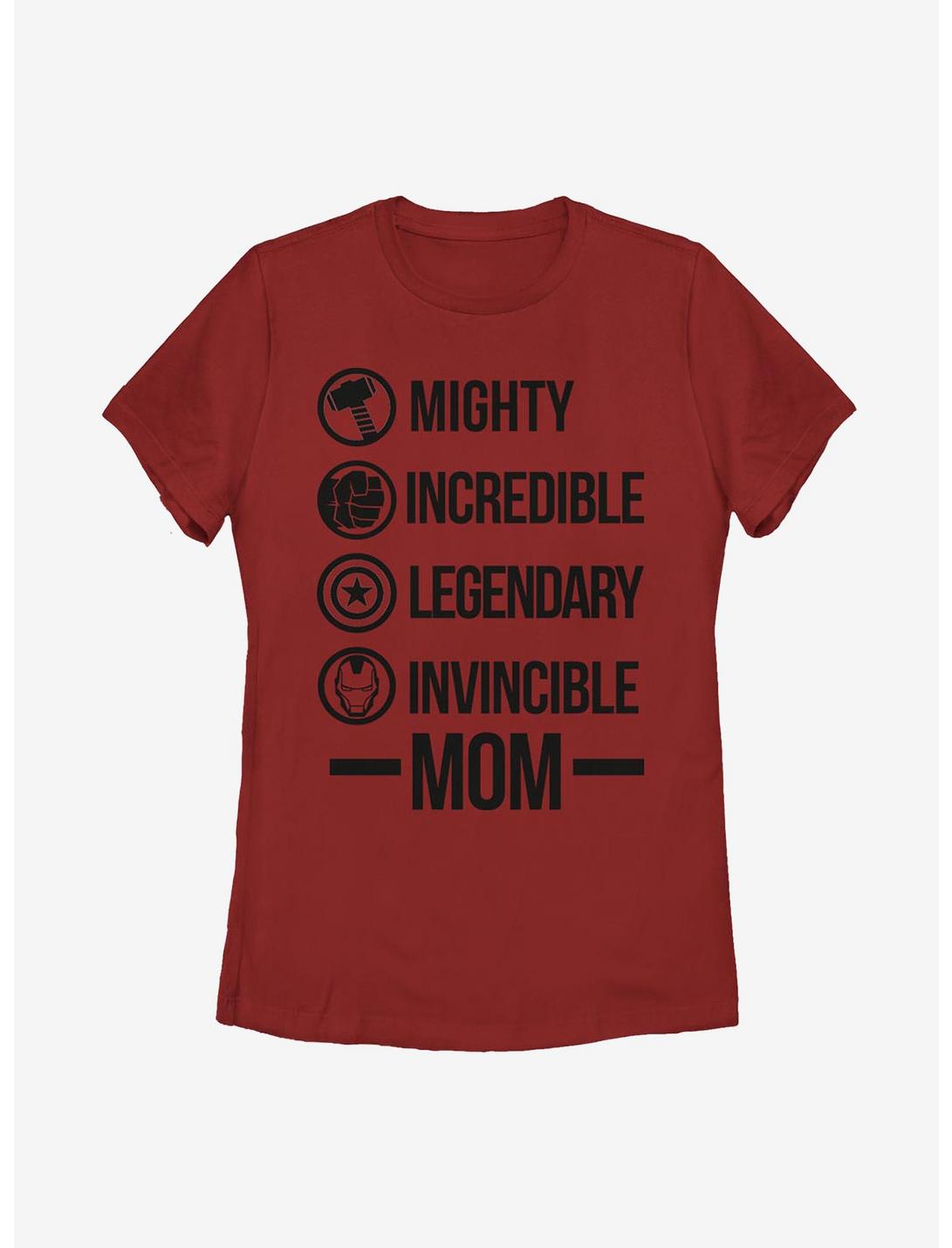 Marvel Avengers Invincible Mom Womens T-Shirt, RED, hi-res