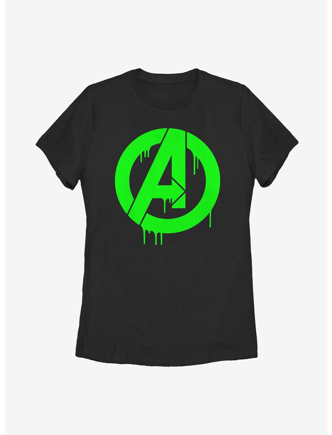 Marvel Avengers Oozing Avengers Womens T-Shirt, BLACK, hi-res