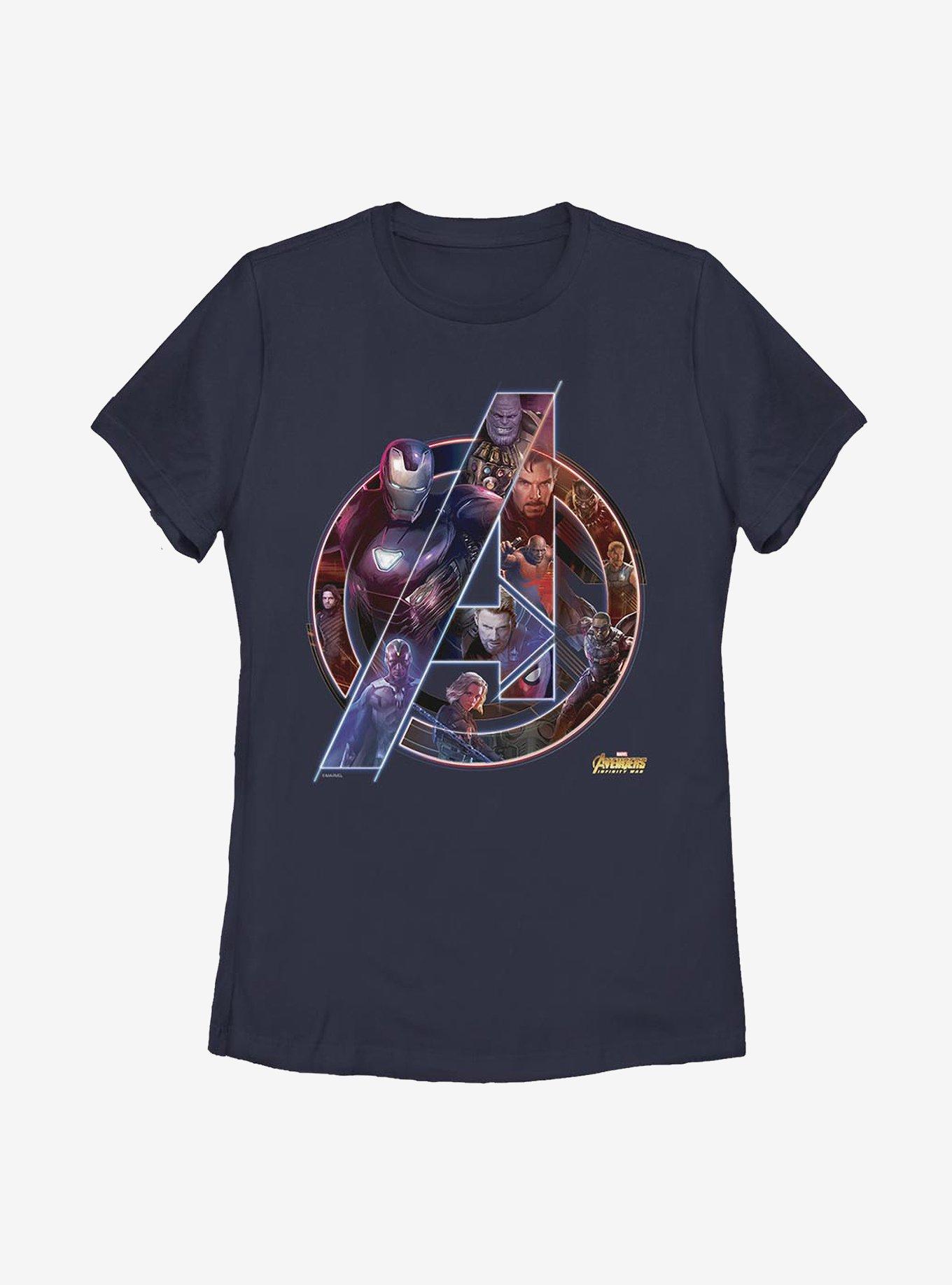 Marvel Avengers Team Neon Womens T-Shirt, , hi-res