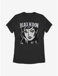 Marvel Black Widow Simple Block Womens T-Shirt, BLACK, hi-res