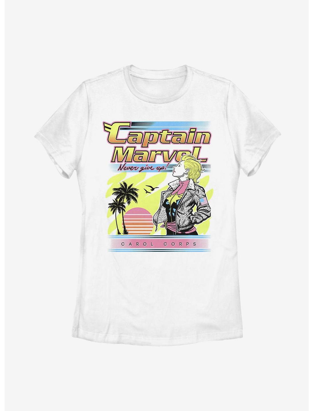 Captain Marvel Carol Corps Womens T-Shirt, WHITE, hi-res