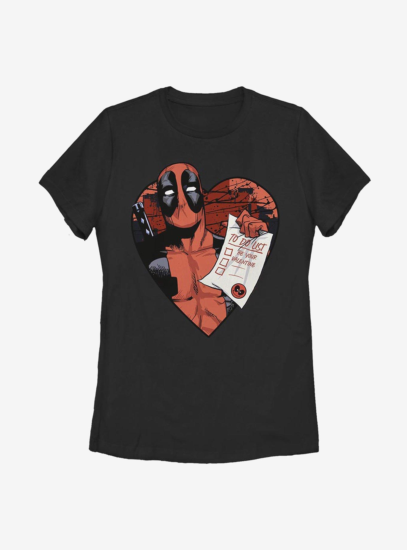 Marvel Deadpool List Womens T-Shirt, , hi-res